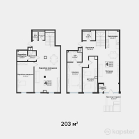 ЖК Silver Hills — 5-ком 203 м² (от 142 100 000 тг)