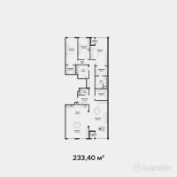 ЖК Silver Hills — 5-ком 233,4 м² (от 163 380 000 тг)
