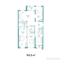 ЖК Remizovka — 4-ком 152,5 м² (null)
