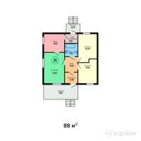 КГ Уркер — 5-ком 88 м² (от 36 960 000 тг)