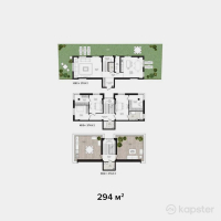 ЖК Kerey Residence — 5-ком 294 м² (от 220 500 000 тг)