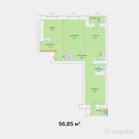 ЖК Adam Armany — 3-ком 88,1 м² (от 31 716 000 тг)