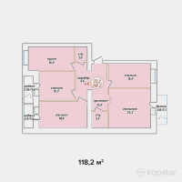 ЖК Adam Armany — 4-ком 118,2 м² (от 42 552 000 тг)