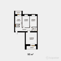 ЖК Manhattan — 3-ком 95 м² (от 25 650 000 тг)