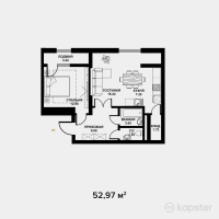 ЖК Табысты — 2-ком 53 м² (от 19 069 200 тг)