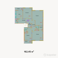ЖК Shugyla — 4-ком 162,5 м² (от 71 478 000 тг)