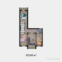 ЖК Nurbergen — 3-ком 124 м² (от 34 706 000 тг)