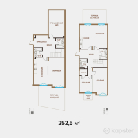 ЖК Exclusive Юбилейный — 5-ком 252,5 м² (от 454 500 000 тг)