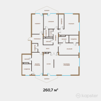 ЖК Exclusive Юбилейный — 5-ком 260,7 м² (от 469 260 000 тг)