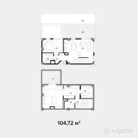 ЖК Nef Uptown — 3-ком 104,7 м² (от 136 136 000 тг)