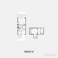 ЖК Nef Uptown — 5-ком 141 м² (от 183 261 000 тг)