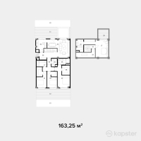 ЖК Nef Uptown — 5-ком 163.3 м² (от 146,925,000 тг)