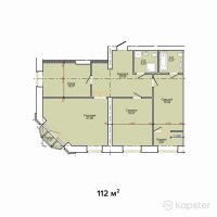 ЖК на Абая — 3-ком 112 м² (от 49 280 000 тг)