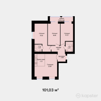 ЖК Anar — 4-ком 101 м² (null)