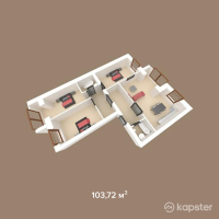 ЖК Абай — 3-ком 103,7 м² (от 30 078 800 тг)