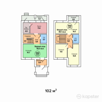 КГ Уркер — 5-ком 102 м² (от 42 840 000 тг)