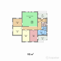 КГ Уркер — 5-ком 115 м² (от 48 300 000 тг)