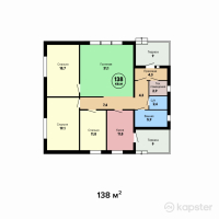 КГ Уркер — 5-ком 138 м² (от 57 960 000 тг)