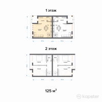 Таунхаусы Ivushka Family Resort — 3-ком 125 м² (от 50 000 000 тг)