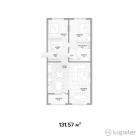 ЖК Lumiere — 3-ком 131,6 м² (от 177 619 500 тг)