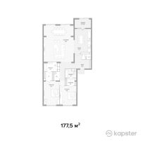 ЖК Lumiere — 3-ком 177,5 м² (от 239 625 000 тг)