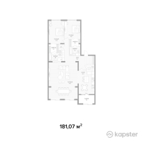 ЖК Lumiere — 4-ком 181,1 м² (от 244 444 500 тг)