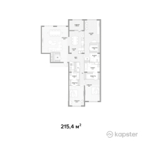 ЖК Lumiere — 4-ком 215,4 м² (от 290 790 000 тг)