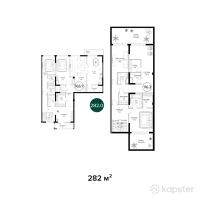 ЖК La Verde — 5-ком 282 м² (от 338 400 000 тг)