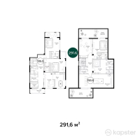 ЖК La Verde — 5-ком 291,6 м² (от 349 920 000 тг)