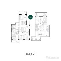ЖК La Verde — 5-ком 298,5 м² (от 358 200 000 тг)