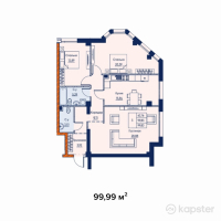 ЖК Munar Tau — 3-ком 100 м² (от 68 493 150 тг)