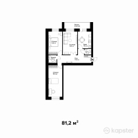 ЖК Lisbon — 3-ком 81,2 м² (от 32 480 000 тг)