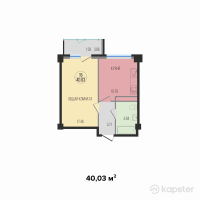 ЖК TUMAR — 1-ком 40 м² (от 29 317 972 тг)