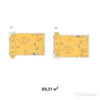 ЖК Hamilton Park — 1-ком 66,5 м² (от 23 943 600 тг)