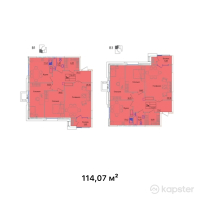 ЖК Hamilton Park — 3-ком 114,1 м² (от 41 065 200 тг)
