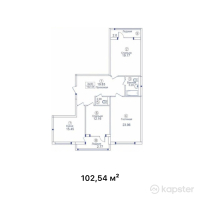ЖК Jana Jay — 3-ком 102,5 м² (от 36 914 400 тг)