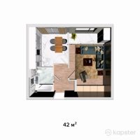 ЖК Park Avenue — 1-ком 42 м² (от 21 924 000 тг)