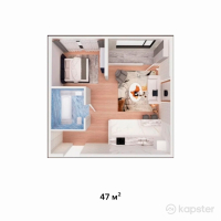 ЖК Park Avenue — 1-ком 47 м² (от 24 534 000 тг)