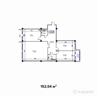 ЖК Самал — 3-ком 152,5 м² (от 47 287 400 тг)