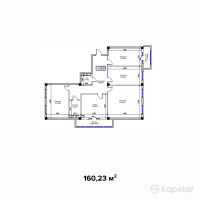 ЖК Самал — 4-ком 160,2 м² (от 49 671 300 тг)