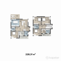 КГ Family Village — 5-ком 228,3 м² (от 54 794 400 тг)