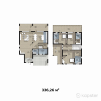 КГ Family Village — 5-ком 336,3 м² (от 80 702 400 тг)