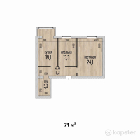 ЖК Lagyltas — 2-ком 71 м² (от 19 880 000 тг)