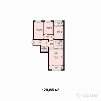 ЖК The Boon — 3-ком 128,9 м² (от 32 212 500 тг)