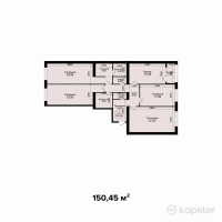 ЖК The Boon — 4-ком 150,5 м² (от 37 612 500 тг)