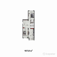 ЖК Monaco — 2-ком 107,8 м² (от 35 035 000 тг)
