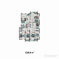 ЖК Monaco — 5-ком 288,3 м² (от 93 697 700 тг)