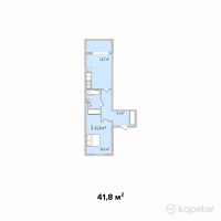 ЖК Suigen-Sai — 1-ком 41,8 м² (от 13 376 000 тг)