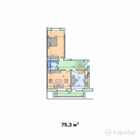 ЖК Suigen-Sai — 2-ком 75,3 м² (от 24 096 000 тг)