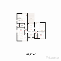 КГ Lake Villa — 5-ком 143 м² (от 69 340 450 тг)